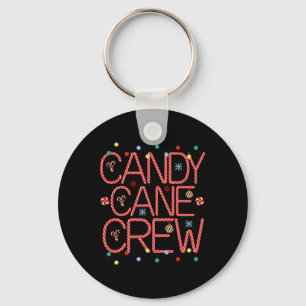 Candy Cane Crew Funny Christmas Candy Cane Lover X Key Ring