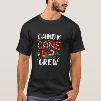 Candy Cane Crew Funny Christmas Candy Lover X mas  T-Shirt