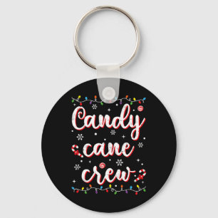 Candy Cane Crew Funny Christmas Candy Lover Xmas P Key Ring