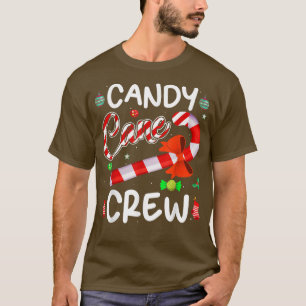 Candy Cane Crew Funny Christmas Candy Lover Xmas T-Shirt