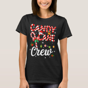 Candy Cane Crew Funny Christmas Holiday Family Men T-Shirt