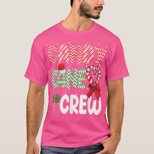 Candy Cane Crew Funny Christmas Sweet Candy Merry T-Shirt