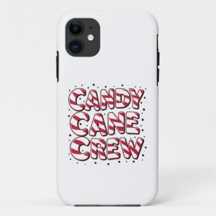 Candy Cane Crew Lover Christmas Xmas Pajama iPhone 11 Case