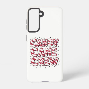 Candy Cane Crew Lover Christmas Xmas Pajama Samsung Galaxy Case
