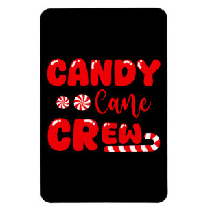 Candy Cane Crew Matching Family Candy Lover Magnet