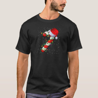 Candy Cane Crew Santa Christmas 2022 Kids Boys Gir T-Shirt