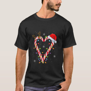 Candy Cane Crew Santa Christmas Lights Xmas Kids B T-Shirt