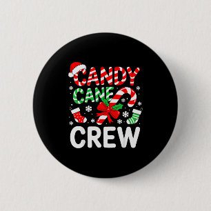 Candy Cane Crew Shirt Adult Men Women Kids Christm 6 Cm Round Badge