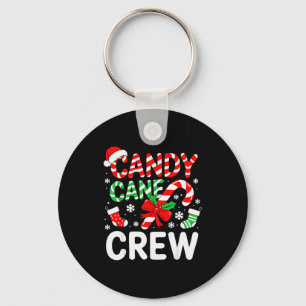 Candy Cane Crew Shirt Adult Men Women Kids Christm Key Ring