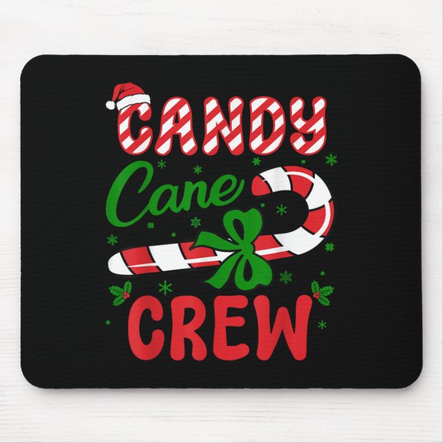 Candy Cane Crew Tester Lovers Taster Group Funny C Mouse Mat (Front)