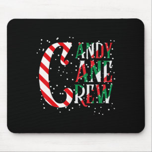 Candy Cane Crew Xmas Matching Family Candy Cane Cr Mouse Mat