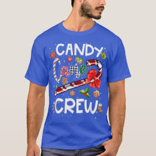Candy Cane Crews Funny Christmas Candies Lover Xma T-Shirt