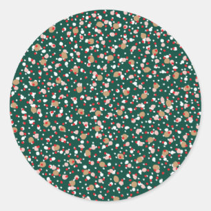 Candy Cane Crush Sticker in Green