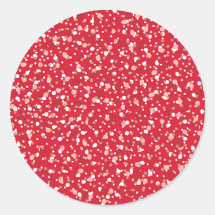 Candy Cane Crush Sticker in Red
