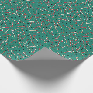 Candy Cane cute novelty christmas Wrapping Paper