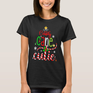 Candy Cane Cutie Christmas Boys Girls Kids Xmas Pa T-Shirt