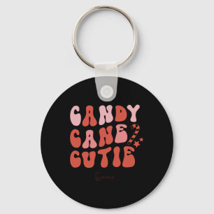 Candy Cane Cutie Christmas Holiday Toddler T Shirt Key Ring