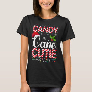 Candy Cane Cutie Cute Funny Christmas Xmas Candy L T-Shirt