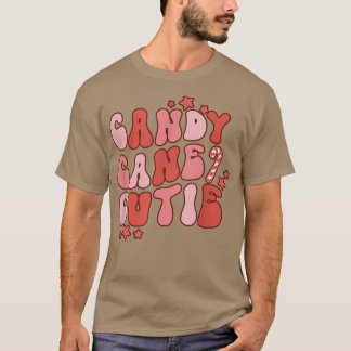 Candy Cane Cutie Funny Christmas Boys Girls Xmas P T-Shirt