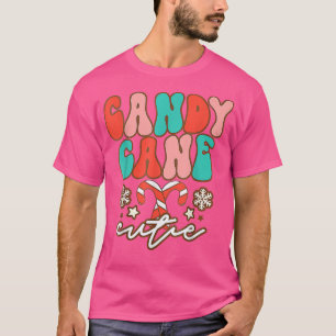 Candy Cane Cutie Funny Christmas Candy Lover Xmas T-Shirt
