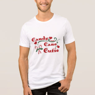 candy cane cutie Tri-Blend shirt
