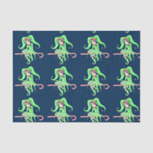 Candy Cane Elf Tissue Paper