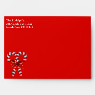 Candy Cane Envelope