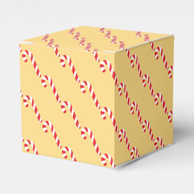 Candy Cane Favour Box (Front Side)