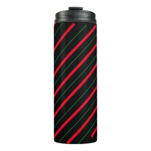 Candy Cane Festive Holiday Thermal Tumbler