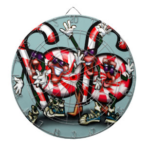 Candy Cane Gang Dartboard