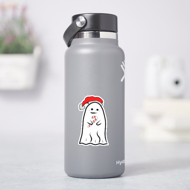 Candy Cane Ghost (HydroFlask)