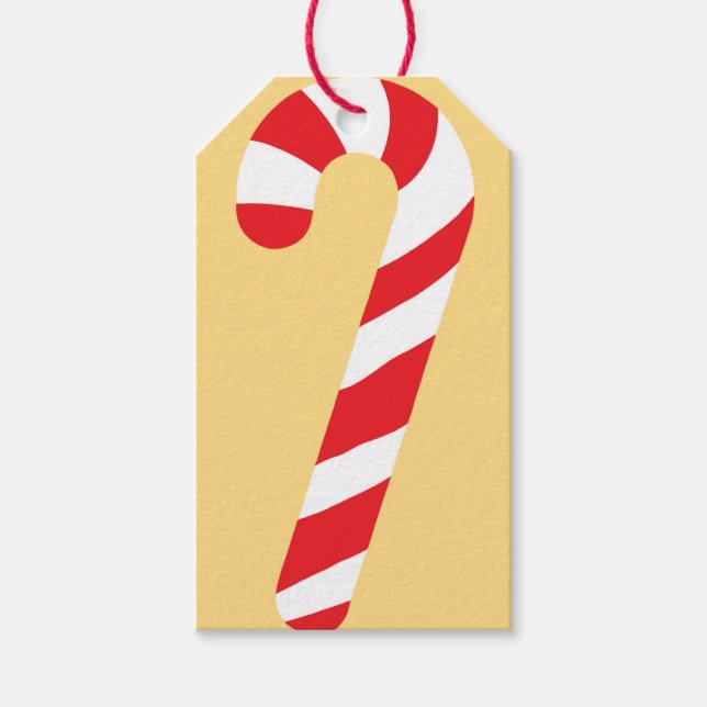 Candy Cane Gift Tags (Front)