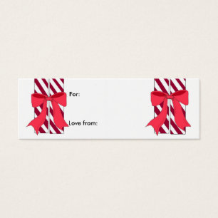 Candy Cane - Gift Tags