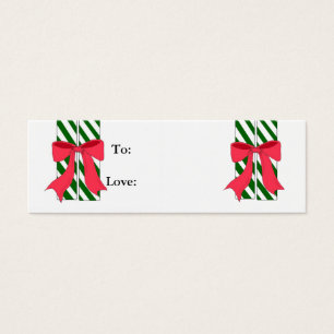 Candy Cane Gift Tags