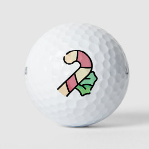 candy cane golf balls