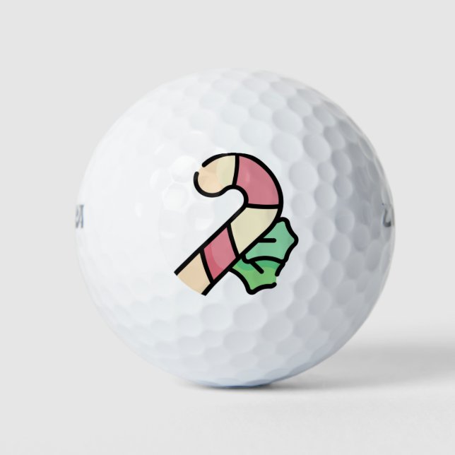 candy cane golf balls (Front)