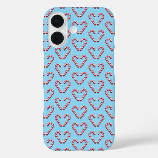 candy cane hart iPhone 16 case