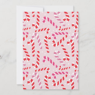 Candy Cane Holiday Invitation
