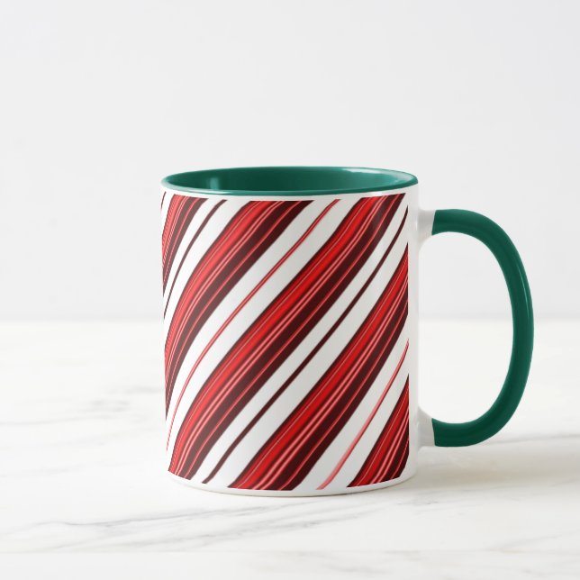 Candy Cane Holiday Mug (Right)