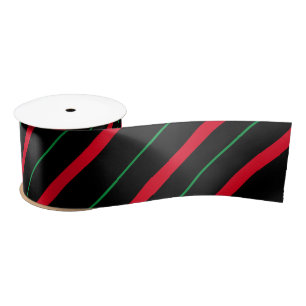 Candy Cane Holiday Satin Ribbon
