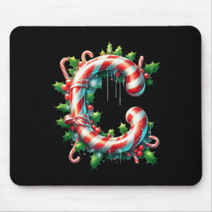 Candy Cane Joyful Holiday Srit C Tank Top Mouse Mat