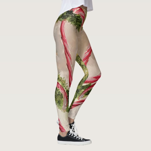 Candy Cane Leggings (Right)