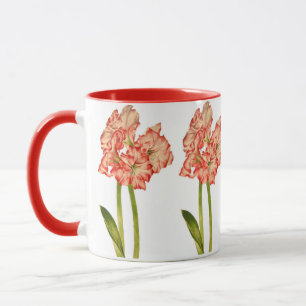 Candy Cane Lilies on a Combo Mug