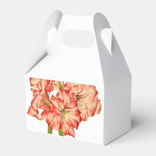 Candy Cane Lilies on a Gable Favour Box
