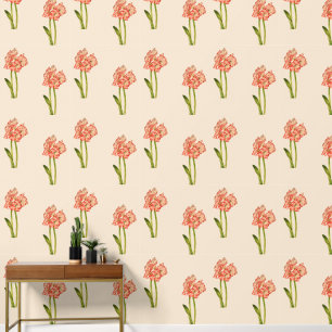 Candy Cane Lilies on a Wallpaper