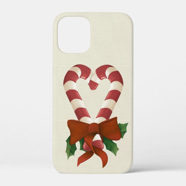 Candy Cane Love Phone Case (Back)