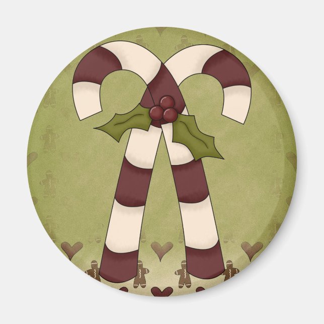 Candy Cane Magnet (Front)