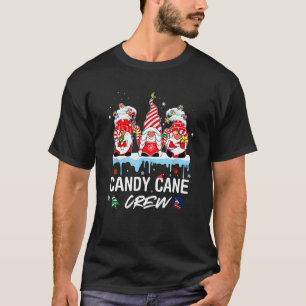 Candy Cane Merry and Bright Red and White Candy Ch T-Shirt