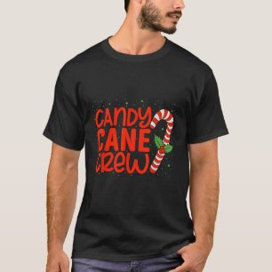 Candy Cane Merry and Bright Red and White Candy Ch T-Shirt