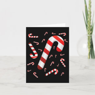 Candy Cane Merry And Bright Red And White Candy Co Card